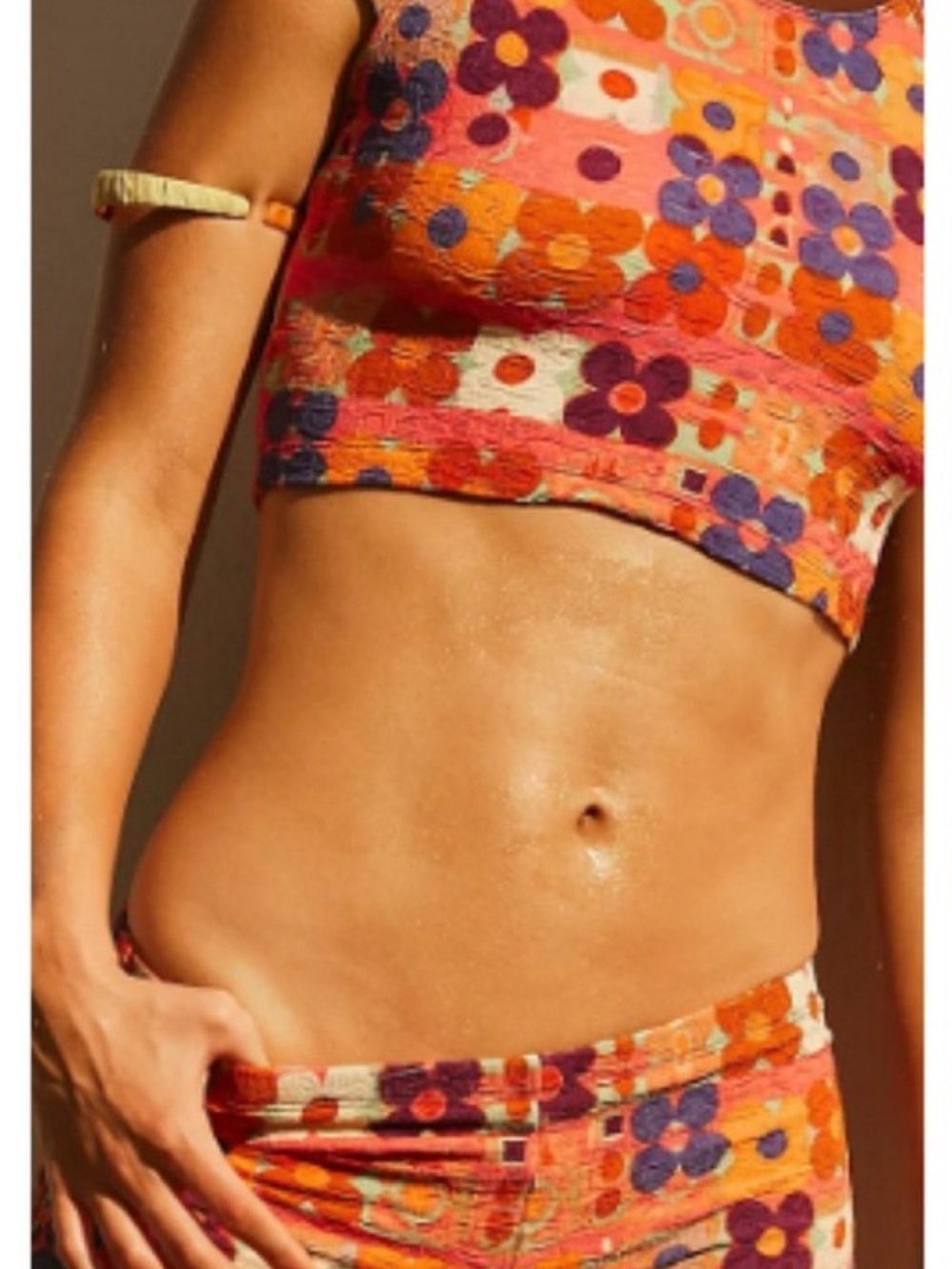 Free People free-est Dixie 2 piece Swimwear ❤️. Crop tee and boy shorts NWOT - Picture 5 of 11